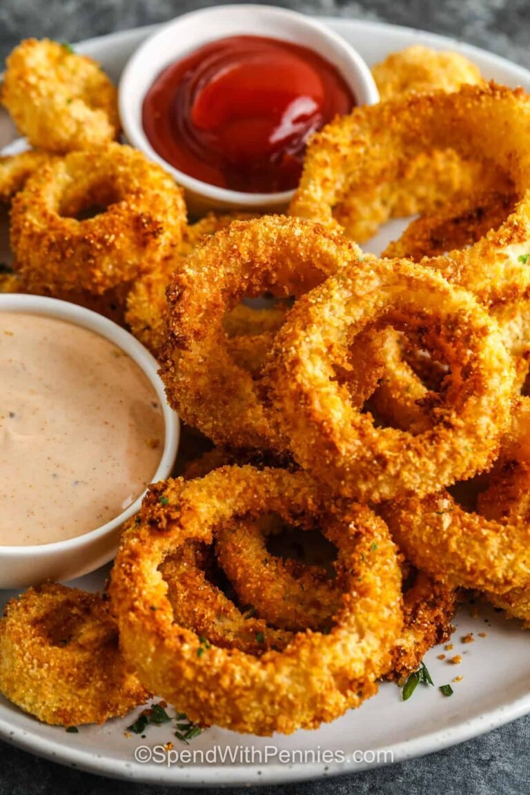 The Secret to Crispy Onion Rings Without a Deep Fryer