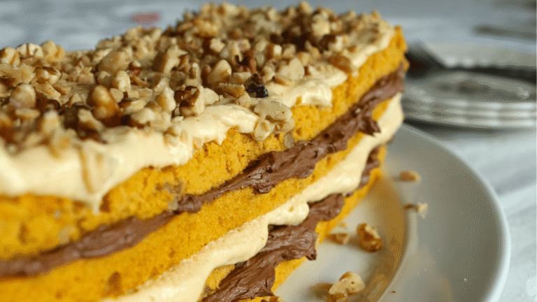 Pumpkin Walnut Cake