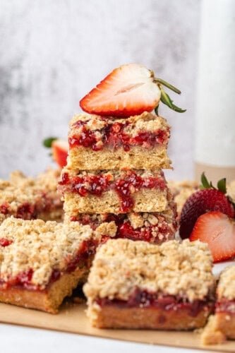 Strawberry Crumb Bars
