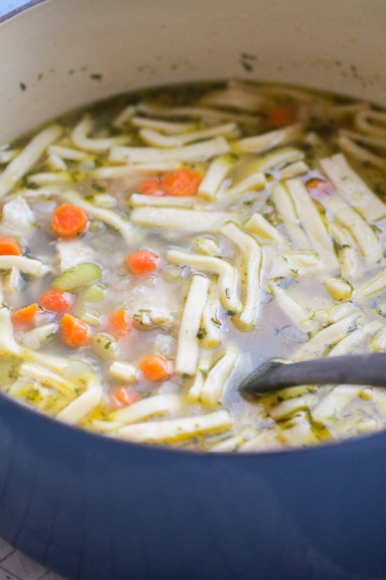Chicken Noodle Soup with Homemade Noodles