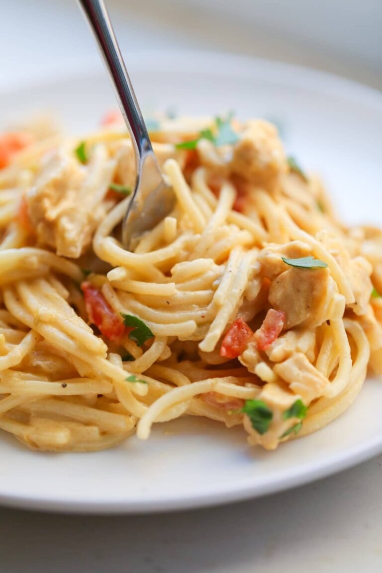 Cheesy Chicken Spaghetti Recipe